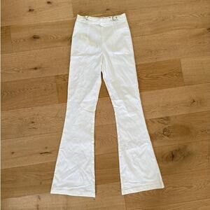 White Fox Boutique - Satisfy Me Flare Pants in White